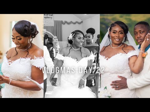 MY WEDDING VLOG! || WATCH ME DO MY OWN WEDDING MAKEUP || BRIDAL MAKEUP #VLOGMAS DAY 22 #vlogmas2024