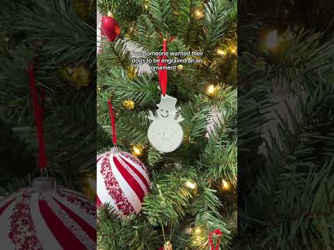 Shocked at how many orders we’ve gotten with custom ornaments 🥹❤️☃️