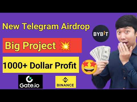 New Telegram Airdrop || New telegram free airdrop || Dogs airdrop new update