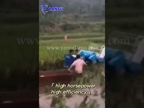 Rice harvesting machine price Combine Harvester mini small harvester