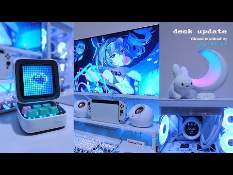 desk update꙳︎︎⟡┊PC周りの模様替え❕Newデバイスでゲーミング部屋をアップデート┊Amazon購入品 大人のオタク部屋┊あつ森 Nintendo Switch┊gaming vlog