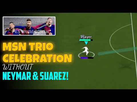 🤯OMG🤯 *MSN TRIO* Celebration without NEYMAR & SUAREZ | Goals, Skills | Special Celebration | eFtbl25