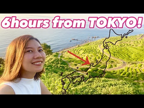 NOTO・ISHIKAWA🇯🇵 Go to the Hidden Rice Terrace in Wajima🌾✨ It's 2 hrs from Kanazawa🚌 Japan vlog