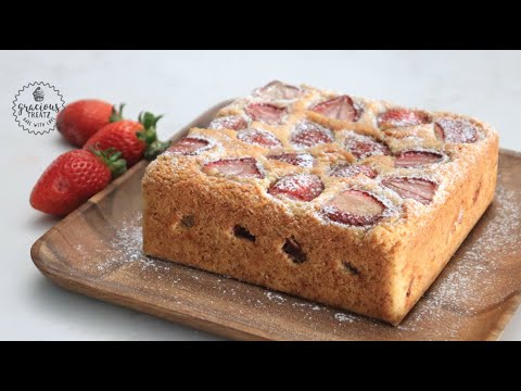 Gluten Free Moist Strawberry Cake