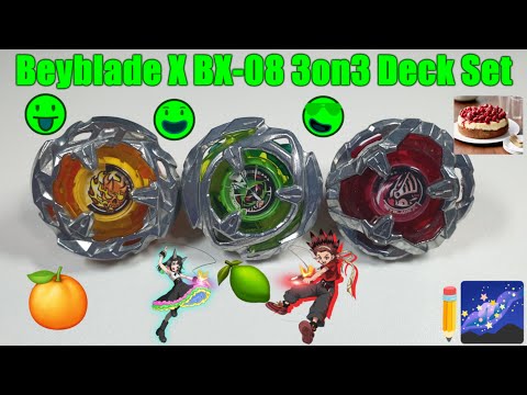 Beyblade X BX-08 3on3 Deck Set