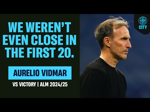 "NOT GOOD ENOUGH.." | 🎤 MANAGER'S WRAP | Aurelio Vidmar | City 1-3 Victory | 26/10/24