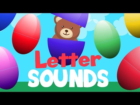 PHONICS FOR KIDS | Letter Sounds- Surprise EGGS | Lotty Learns