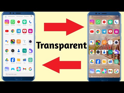 App Drawer Transparent | Transparent App Drawer in Redmi | How to App Drawer Transparent