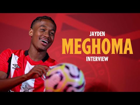 JAYDEN MEGHOMA | FIRST INTERVIEW AS A BRENTFORD PLAYER 🏴󠁧󠁢󠁥󠁮󠁧󠁿🐝