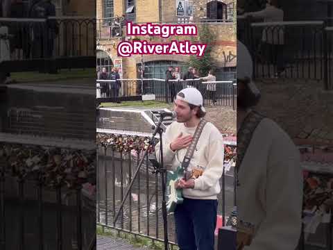 I HAD to stop and listen to this guy! LOVE his voice! #riveratley #camdenmarket #london