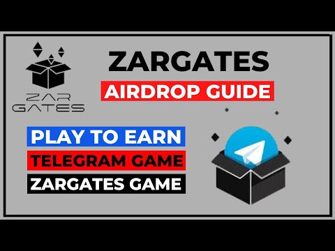 Zargates Airdrop || Claim Free Zargates Coin || Free Telegram Airdrop #zargates #telegramairdrops