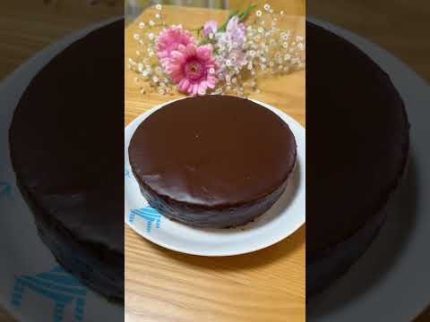 手作りチョコレートケーキがうまいっ#shorts