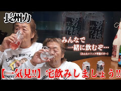 【一気見】長州力のクセになる梅サワー独り飲み【1時間】