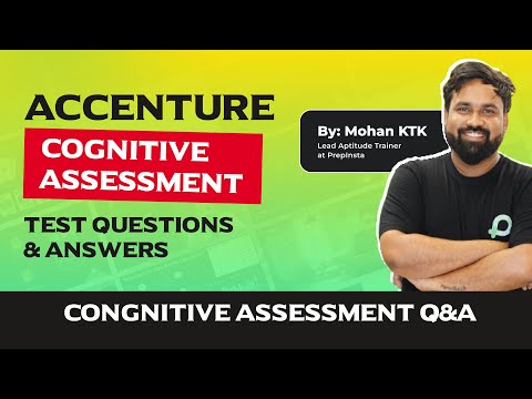 Accenture Cognitive Assessment Test Questions and Answers 2023 - 2024 Batches