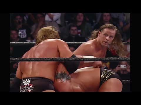 Sweet Chin Music during tag team match - RAW 31 January 2005