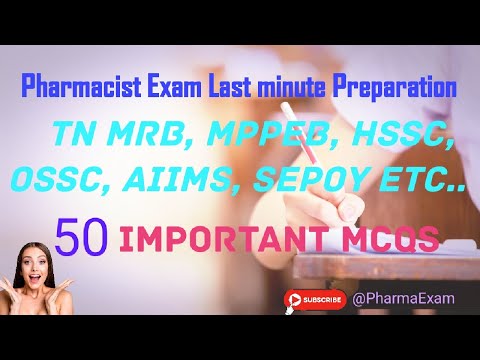 PHARMACIST EXAM PREPARATION2023//TnMrb/Mppeb/hssc/ossc/sepoy/aiims #pharmacistexamprepration #tnmrb