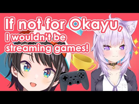 Subaru recounts her struggles with game streams (feat. Okayu) [hololive] [ENG sub]