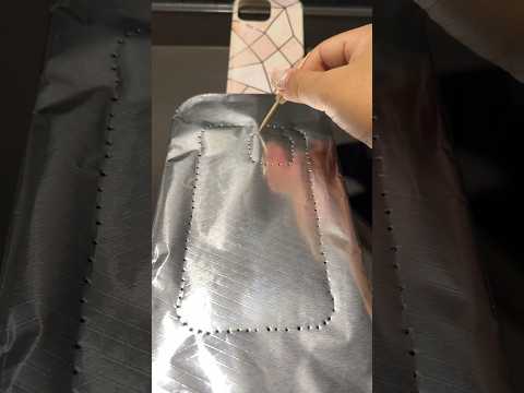 Odd-foil diy iphone case #oddlysatisfying #oddly #aluminumfoil #craft #shorts