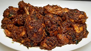 Pepper Chicken Dry | How to make Pepper Chicken | Black Pepper Chicken | Chef Ashok