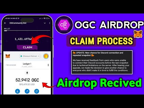 OGC Airdrop Claiming Process | OGC Re - Snapshot Update | OGC Price | OGC Metamask Withdrawal | OGC