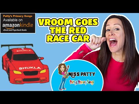 Learn to Read Vroom Goes the Red Race Car Children's Book and Song| R Sounds | Patty Shukla