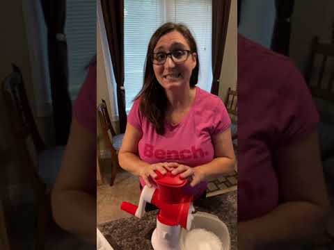 Shaving Ice, aka making slushies