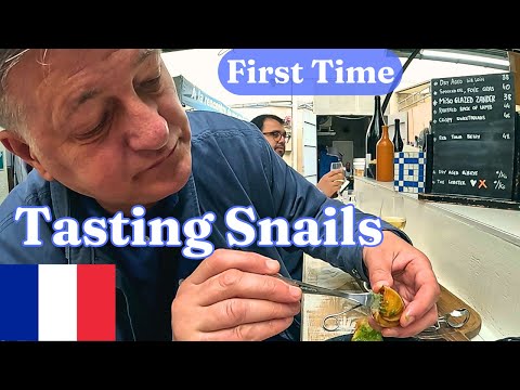 Paris Food Market - Eating Snails For The First Time - Marché des Enfants Rouges