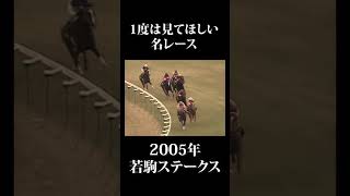 【競馬名レース】次元が違うレースを見せたディープインパクト！2005年若駒ステークス #shorts