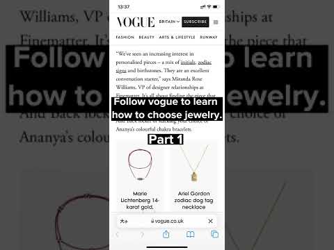 Follow Vogue to wear trending jewelry - Rimmoto