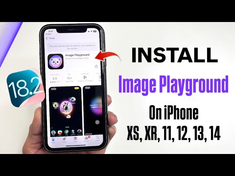 How to Install iOS 18.2 Image Playground app on not supported on iPhone