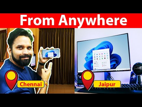 Here’s how I accessed my PC in Jaipur from Chennai for urgent work 🖥️➡️📍