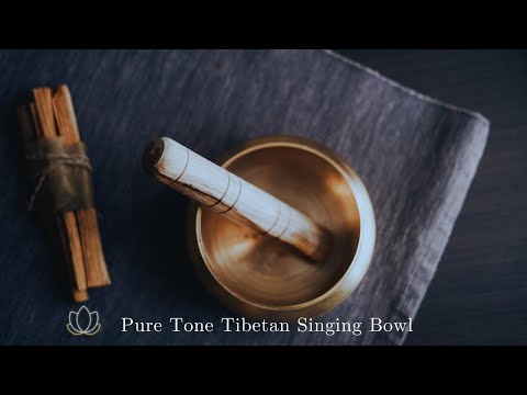 ♫ 乾淨無廣告 ♫ 45分鐘冥想療癒. 純缽音. 舒壓＆正能量 - 45min Pure tone Tibetan Healing Bowls