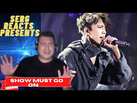 MY FIRST TIME HEARING Dimash Kudaibergen - The Show Must Go On. || REACTION