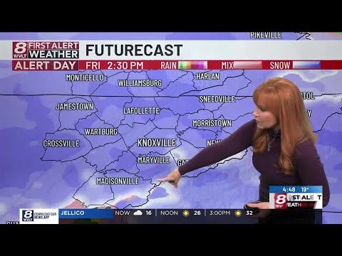 Cold continues ahead of snow with spotty ice, First Alert Weather Days