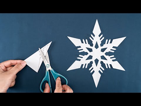 Easy Snowflake | How to make Snowflakes out of paper | Christmas Decor | New pattern Snowflake#88