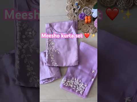 Meesho kurti haul | *HUGE* Meesho Festive Kurta Set Haul ✨| #meeshohaul #meesho #shorts #kurtaset