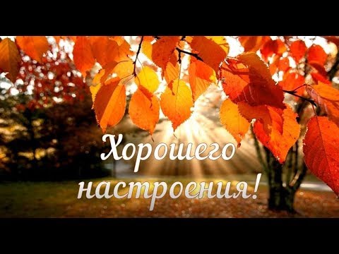 Хорошего настроения! Осеннее настроение! Удачного денька! Осень Красота Пожелание