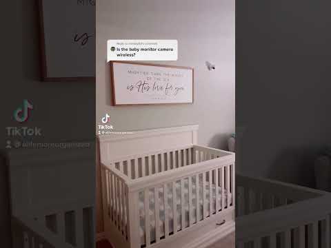 Nursery Baby Monitor Cord Management