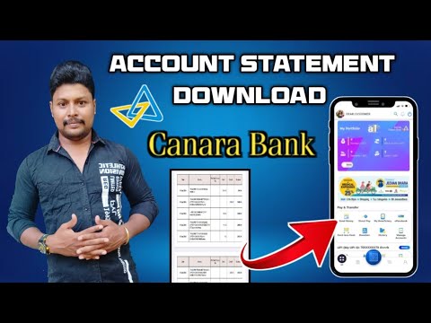 Canara Bank Account Statement Download in Mobile | Canara Bank Account Statement Download Online