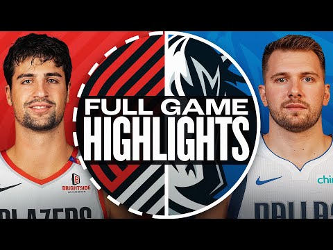 TRAIL BLAZERS at MAVERICKS | FULL GAME HIGHLIGHTS | December 23, 2024