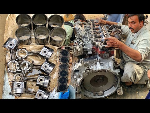 Rebuilding Hino 7D Truck 6 Cylinder Engine-Repairing Diesel Engine |