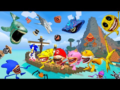 MINECRAFT SEA MONSTERS EL GRANO MAJA & THE BLOOP INNYUME SMILEY'S STYLIZED TAPES SONIC FAMILY Gmod !