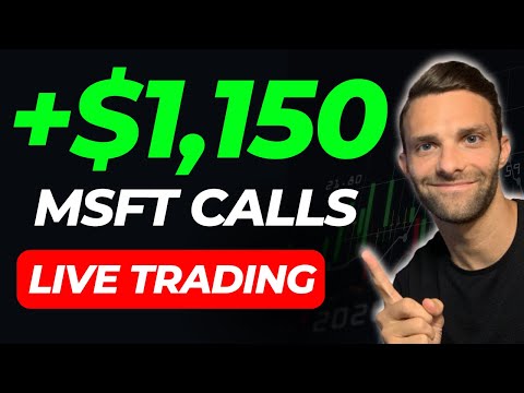 Made $1,150 Scalp Trading MSFT Call Options