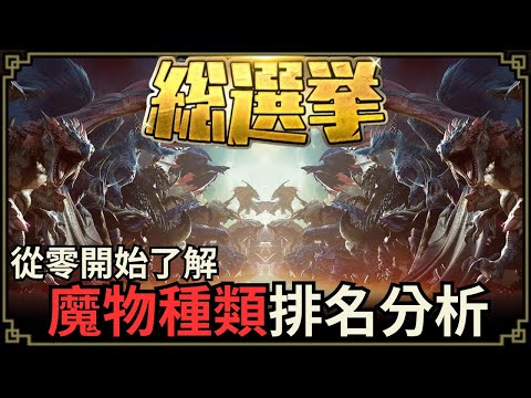 魔物獵人回憶錄 MH總選舉，哪個種類最受歡迎？哪隻魔物最出乎意料？ ft. MSI 魔物獵人20周年套組