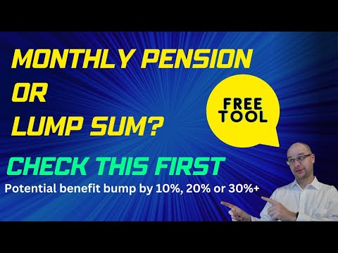 Lump sum or pension? Check this free resource first.