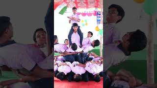 pyramid formation| #students | #republicday #2023 #pyramids #school