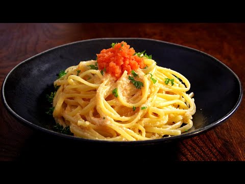 【パスタレシピ】明太子のパスタをバターとコンソメで作ってみたの巻