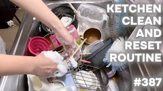 #387 キッチンリセットルーティーン/KITCHEN CLEAN AND RESET ROUTINE.