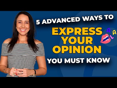 Stop Saying 'In My Opinion' - Learn 5 Advanced Options