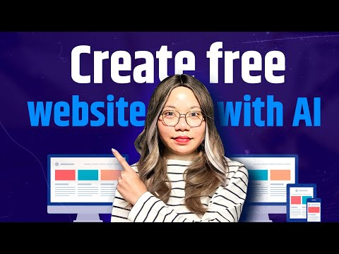 How to create a website for free using AI 2024